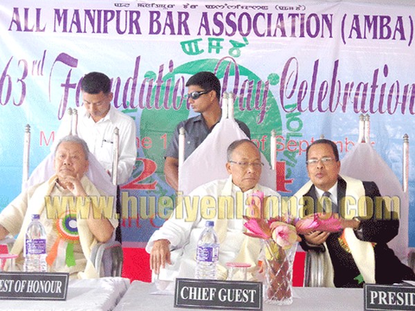 63rd Foundation Day celebration of All Manipur Bar Association (AMBA) at Cheirap Court complex