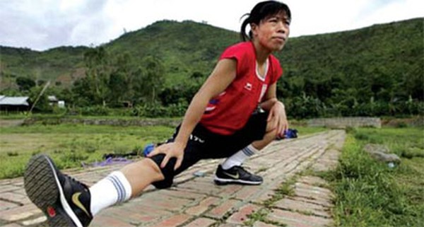 A file photo Olympic bronze medalist of MC Mary Kom