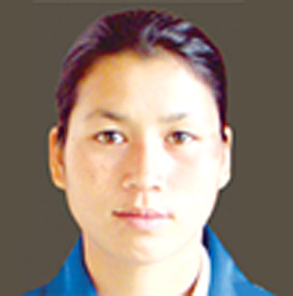 State Wushu player Yumnam Sanathoi