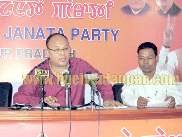 BJP to file slander suit against Chongtham Bijoy
