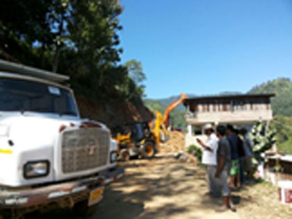Villagers revamp Noney road
