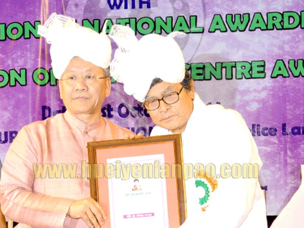 Deputy Chief Minister Gaikhangam at Theatre Day function