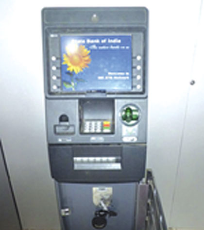 ATM booth broken into