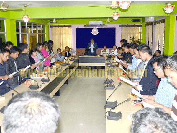 Newly elected office bearers of MUSU take oath