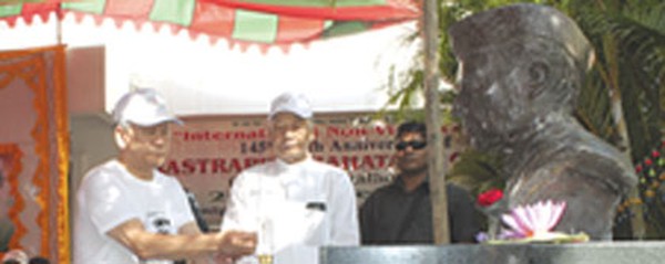 125th birth anniversary of Jawaharlal Nehru observed at Congress Bhavan