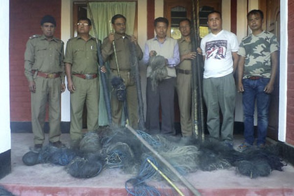 Bird traps seized in Thoubal