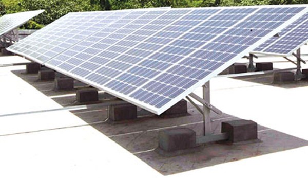 A model of a roof-top solar plant
