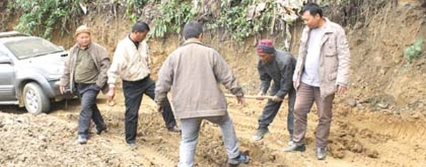 Construction of CCpur-Henglep road ICHAM lauds SEDO, assures assistance 