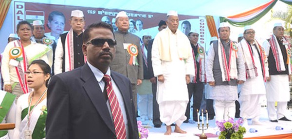 CM and MPCC leaders at the 129th foundation day of INC 