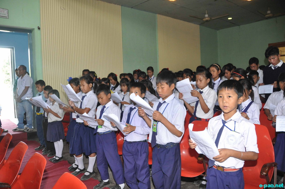 National Cleanliness Day on the 145th Birth Anniversary of Mahatma Gandhi at GM Hall, Imphal  :: 02 October 2014