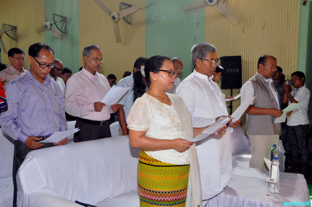 National Cleanliness Day on the 145th Birth Anniversary of Mahatma Gandhi at GM Hall, Imphal  :: 02 October 2014