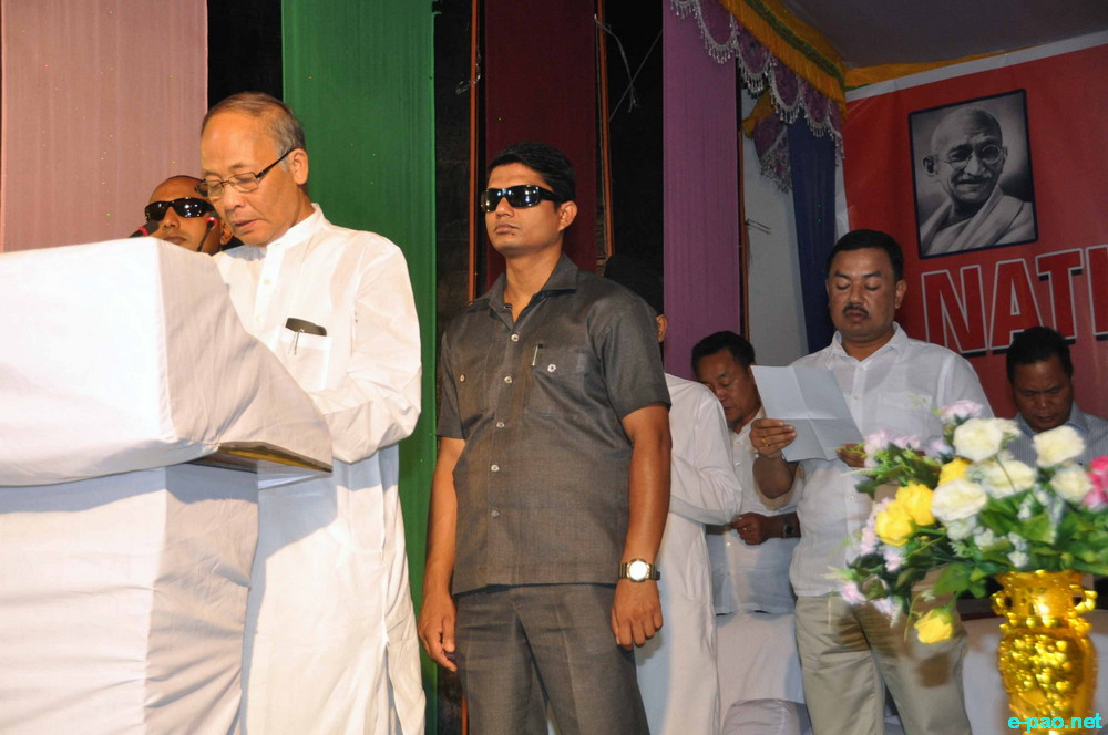 National Cleanliness Day on the 145th Birth Anniversary of Mahatma Gandhi at GM Hall, Imphal  :: 02 October 2014
