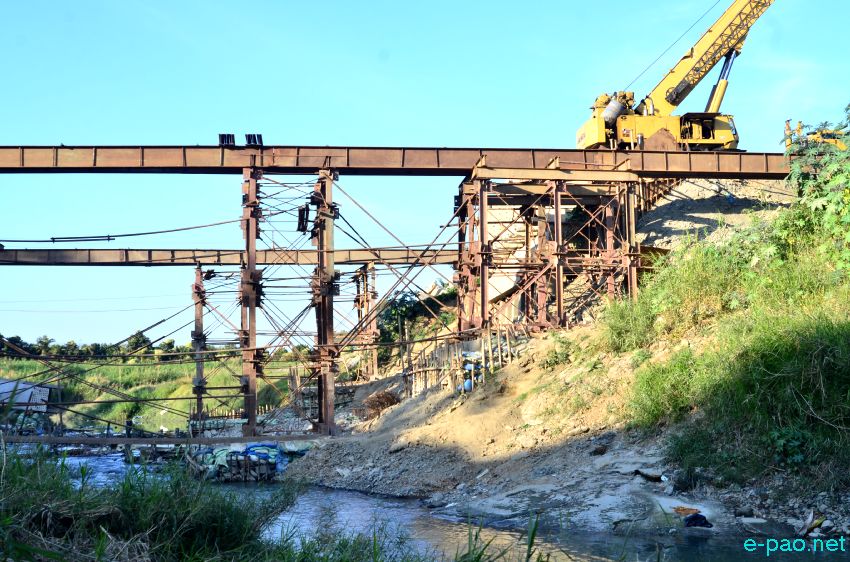Sanjenthong Bridge still undergoing construction as on December 09 2014