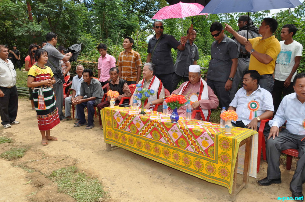 Works on historic Tongjil Maril begins with inauguration by CM Ibobi at Zoujangtek :: 08th September 2014