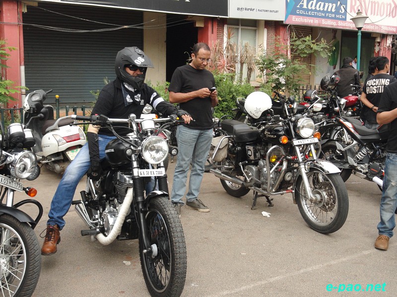 Protest ride by Bikers Against Racial Discrimination (BARD) at Bangalore :: 16th February, 2014
