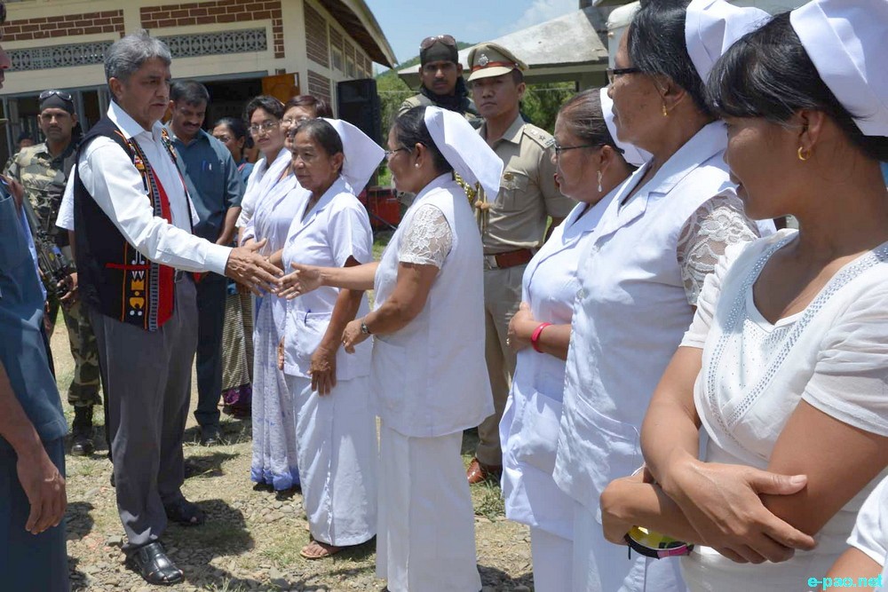 Governor Vinod Kumar Duggal visits Chandel district headquarters  :: June 06 2014