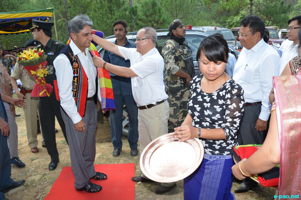 Governor Vinod Kumar Duggal visits Chandel district headquarters  :: June 06 2014