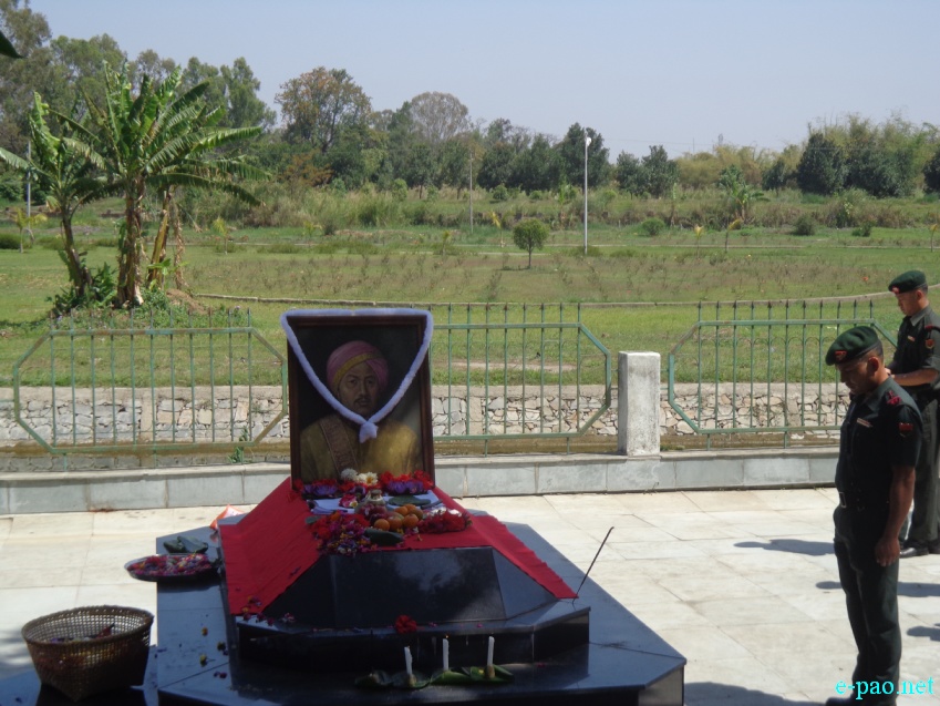 164th Death Anniversary of Maharaj Narsingh observed at Kangla Imphal :: 11 April  2014