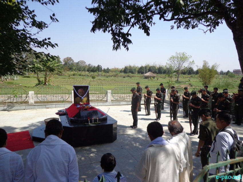 164th Death Anniversary of Maharaj Narsingh observed at Kangla Imphal :: 11 April  2014