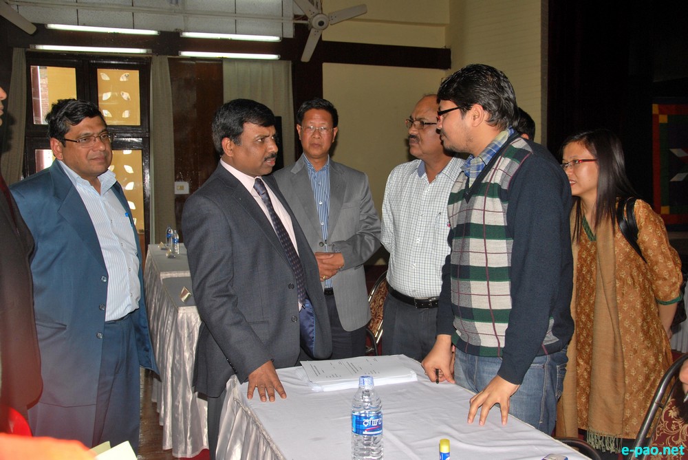 A Scene of passport mela held at 1st MR banquet hall, Imphal under Ministry of Home Affairs :: 24 Feb 2014