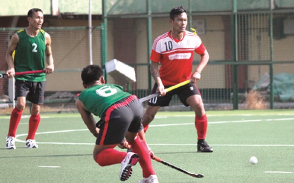 ARC, Shillong and PHAM, Yaiskul players in action 