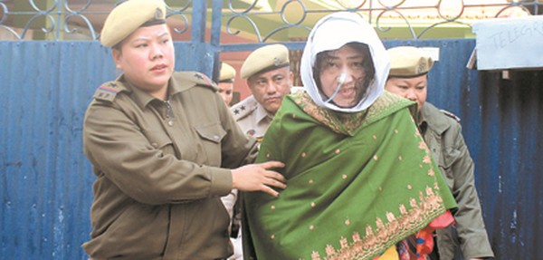 Sharmila being re-arrested 