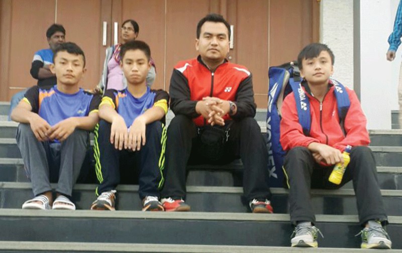 The young Manipuri shuttlers
