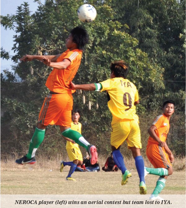 IYA, Kakching Vs NEROCA, Imphal at DSA Trophy N Bhubon Memorial Football Tournament