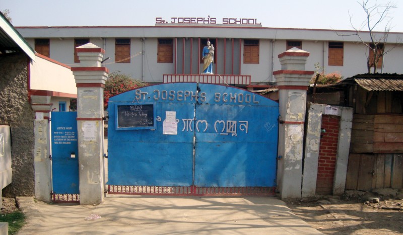 St  Joseph School locked up