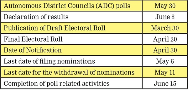 ADC polls on May 30