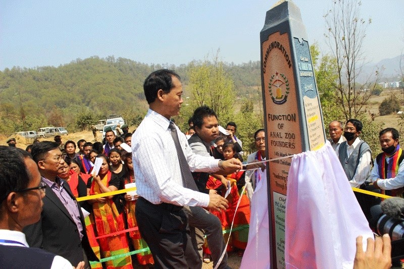PC Lawmkunga unveiled a monument bearing the names of eleven founders and others, erected in their memory at Anal Tangpi Sejam Complex