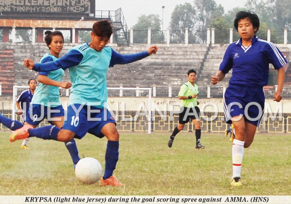 KRYPSA (light blue jersey) during the goal scoring spree against  AMMA