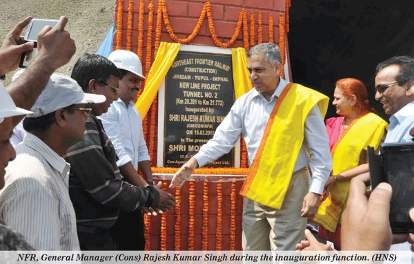 NFR, General Manager (Cons) Rajesh Kumar Singh during the inauguration function