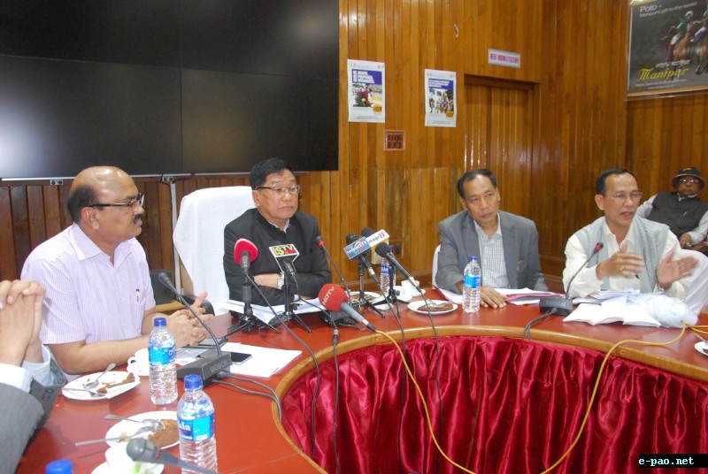 Press Conference at Old Secretariat Hall, Imphal with Shri Phungzathang Tonsing Minister Health & Family Welfare