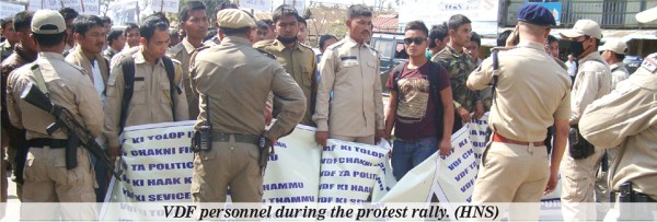 Police foil VDF protest rally in Imphal