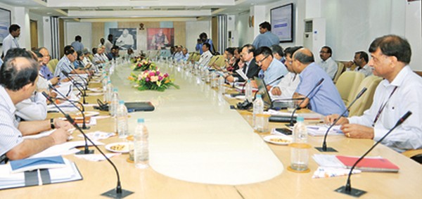 The NITI Aayog meeting underway at Delhi  April 27 2015