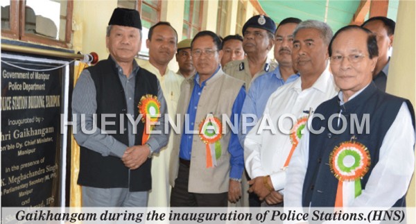 Gaikhangam during the inauguration of Police Stations
