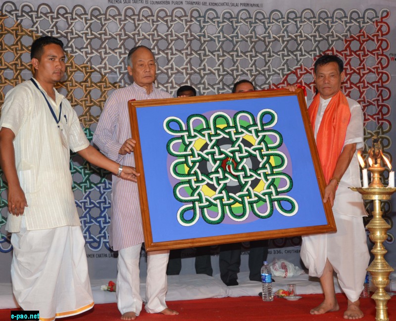  Inauguration of Malem paphal Art Exhibition at Iboyaima Sumang leela Sanglen