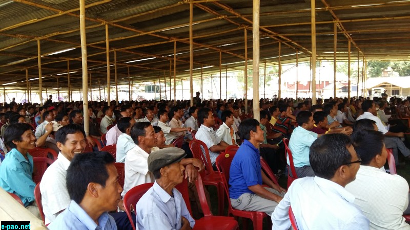 Congress Meeting ( for  Tamenglong District ) at  Longmai (Noney) Ground  on 20 May 2015 ; (Gaikhangam, Deputy Chief Minister &  contesting  candidate of  ADC Election  are  present at  the  said meeting) More  than 1000 for supporter come  to  grace the  meeting