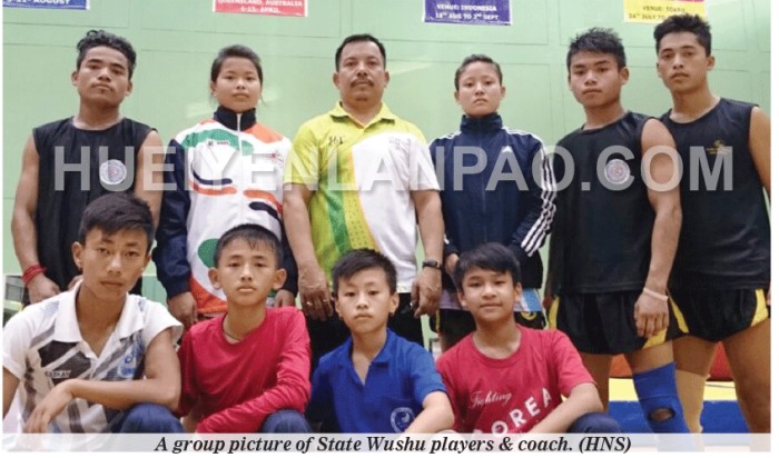 State Wushu players and Coaches in Indian Team