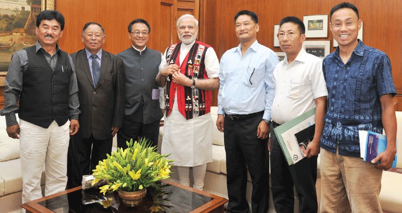 Naga Hoho delegation calls on Modi