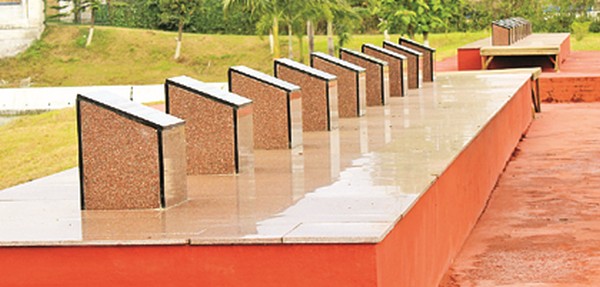 The memorial site at Kekrupat