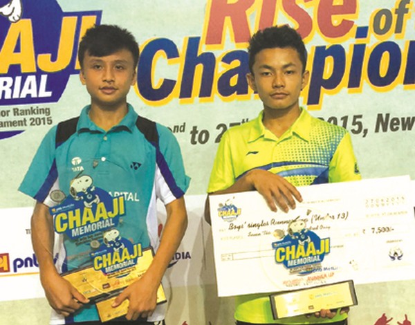 All India Sub-Junior Badminton Tournament Meiraba, Bidiyasagar clinch titles