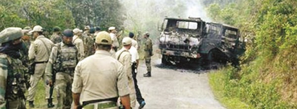 The June 4 ambush site at Paraolon village-File photo