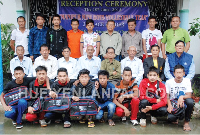 Manipur Volleyball team feted
