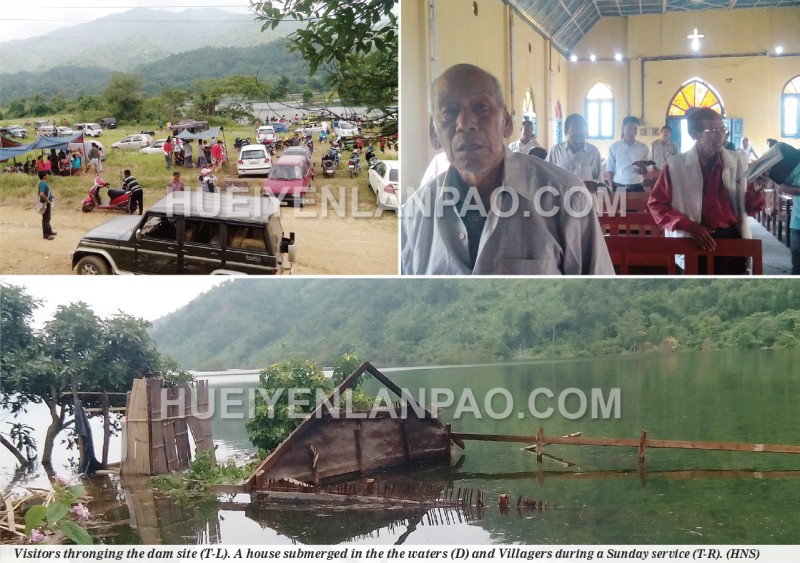 Revelers throng Chadong dam affected area while villagers pray for future sustenance