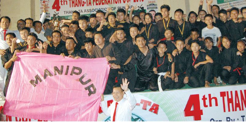 Manipur Thang Ta team jubilant after snatching crown