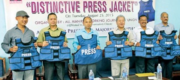 Dy CM launching Gaikhangam AMWJU's distinctive press jacket