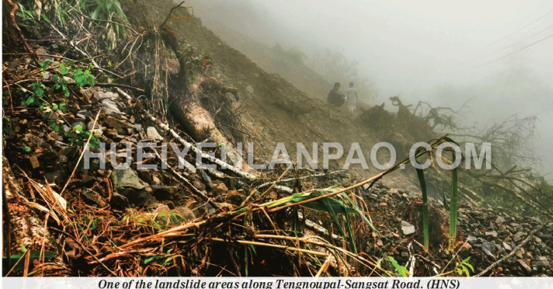landslides cut off 25 villages in Chandel