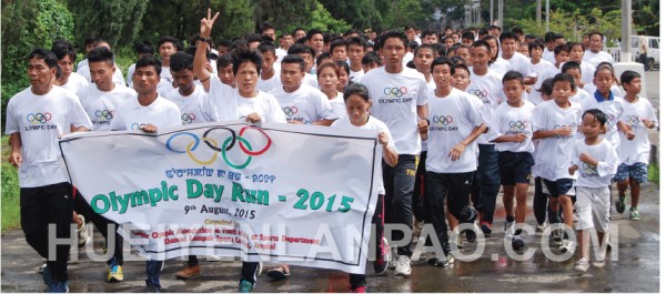 Over 1000 players run on Olympic Day
